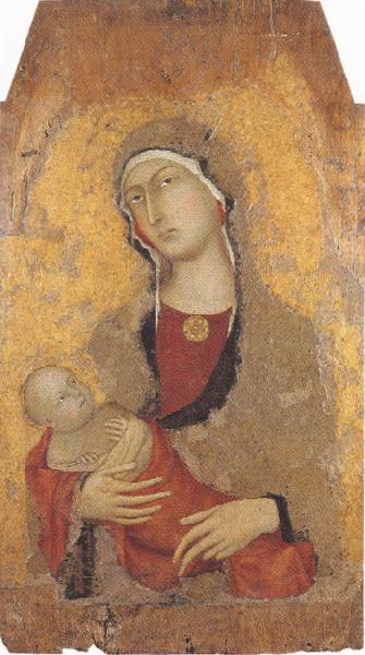 Simone Martini Madonna with Child (mk39) Spain oil painting art